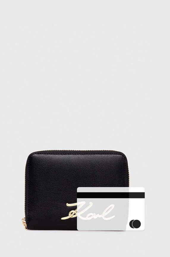 Портмоне Karl Lagerfeld черен 240W3202