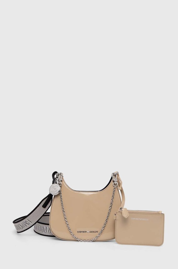 Emporio Armani torebka nie mieści A4 beżowy Y3H324.YWO4E
