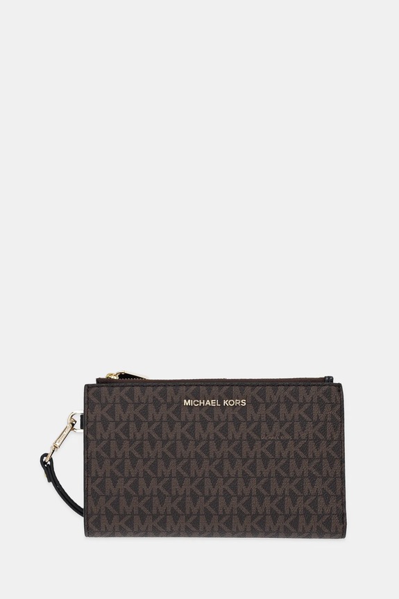 Peňaženka MICHAEL Michael Kors imitácia kože hnedá 32F1GJ6W4B