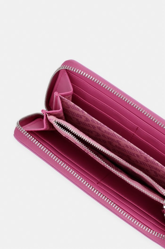 Akcesoria Juicy Couture portfel damski z imitacji skóry WIJJM5341WVP różowy