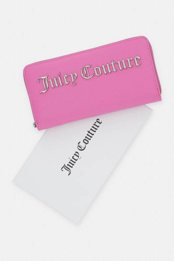Juicy Couture portfel damski z imitacji skóry WIJJM5341WVP różowy