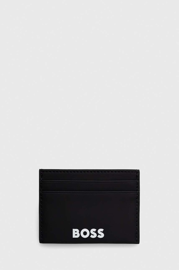 BOSS etui na karty Planet friendly czarny 50513935