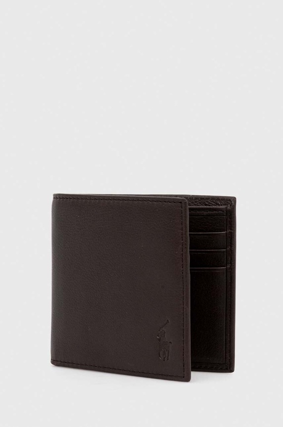 Kožni novčanik Polo Ralph Lauren 405913723 smeđa SS26