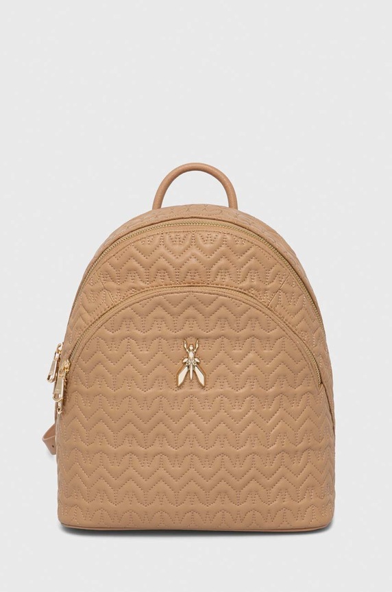 Patrizia Pepe bőr hátizsák nappa bőr bézs 8B0056.L082