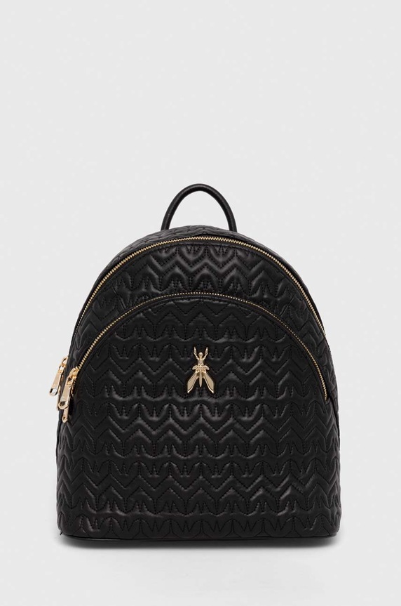 Patrizia Pepe bőr hátizsák nappa bőr fekete 8B0056.L082