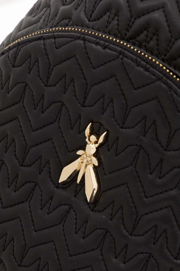 Patrizia Pepe bőr hátizsák fekete 8B0056.L082