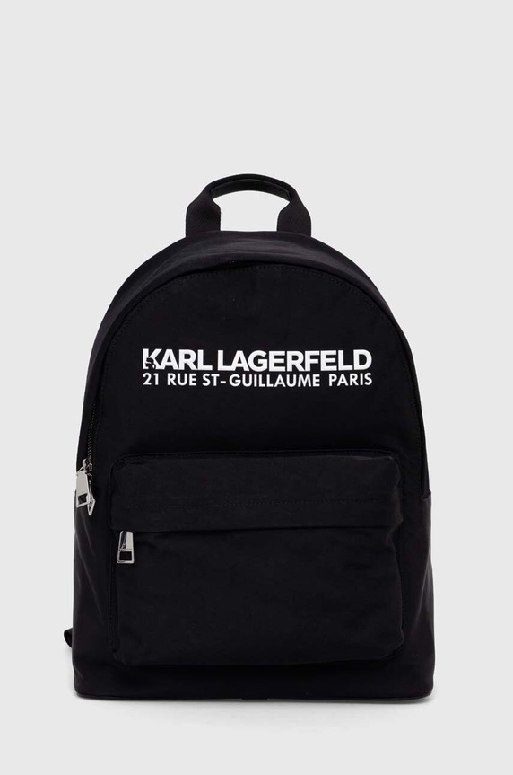 Karl Lagerfeld hátizsák textil fekete 241M3051
