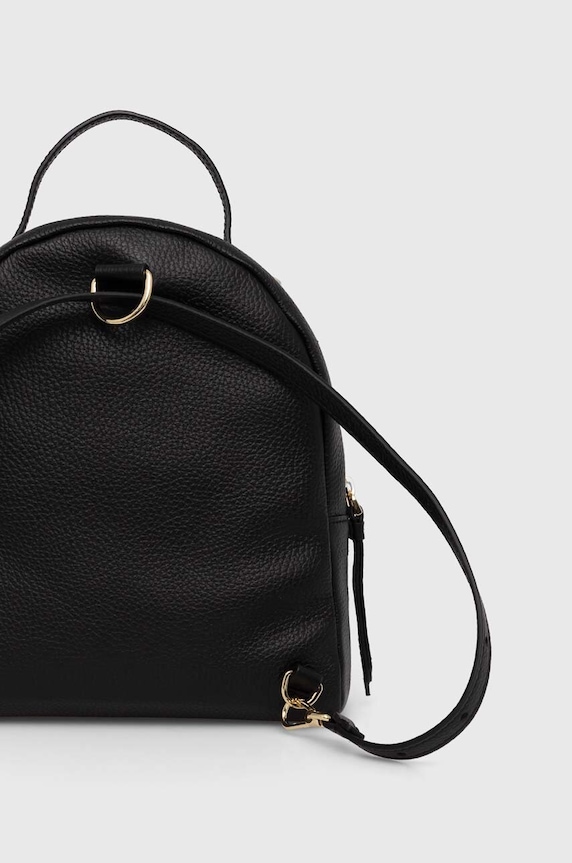 Coccinelle plecak skórzany czarny E5.Q1F.54.01.01