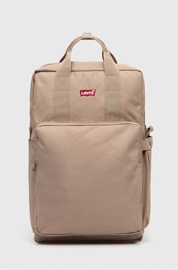 Σακίδιο πλάτης Levi's υφασμάτινο μπεζ D7572.0014