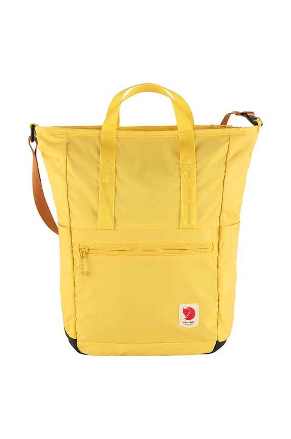 Fjallraven plecak High Coast Totepack mieści A4 żółty F23225.130