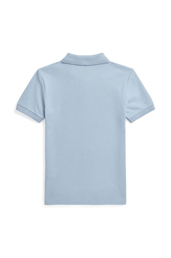 Детска памучна тениска с яка Polo Ralph Lauren 322853788016 син AW24