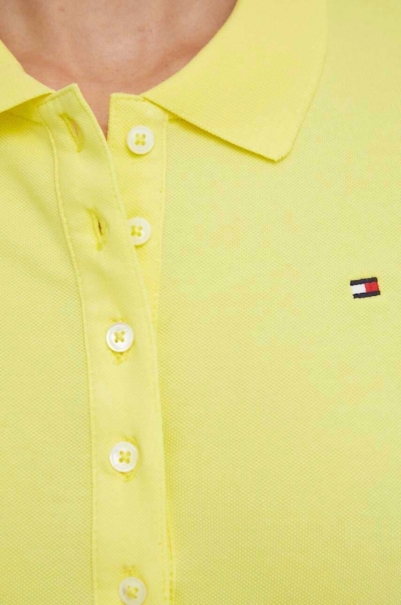 Polo tričko Tommy Hilfiger žlutá WW0WW37823