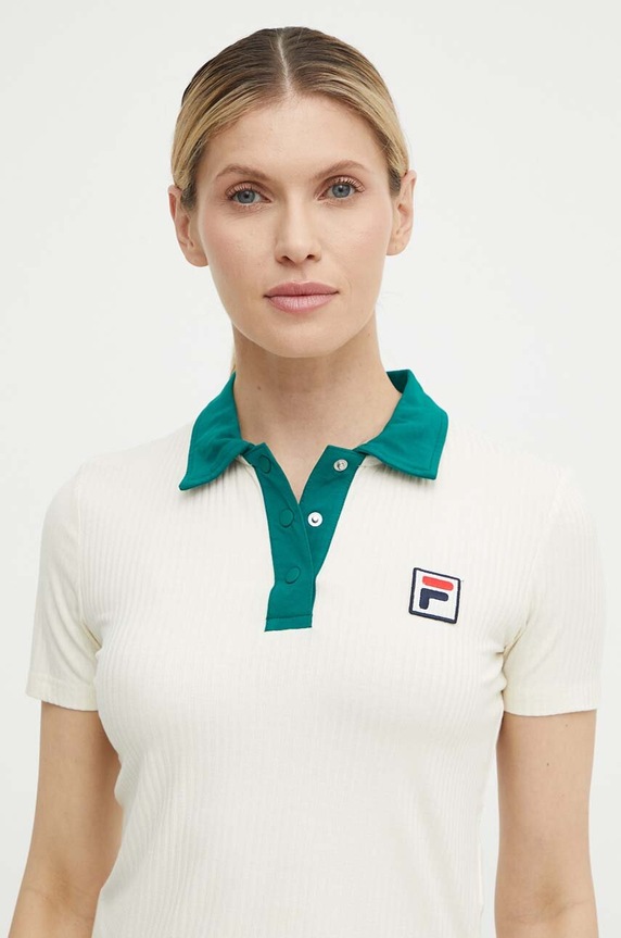 Polo majica Fila Looknow bež FAW0743