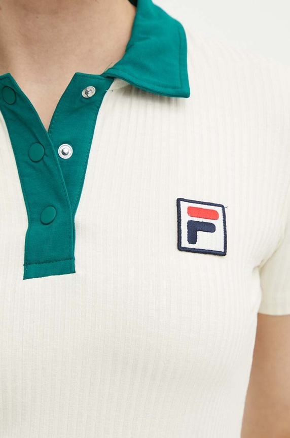 Polo majica Fila Looknow FAW0743 bež