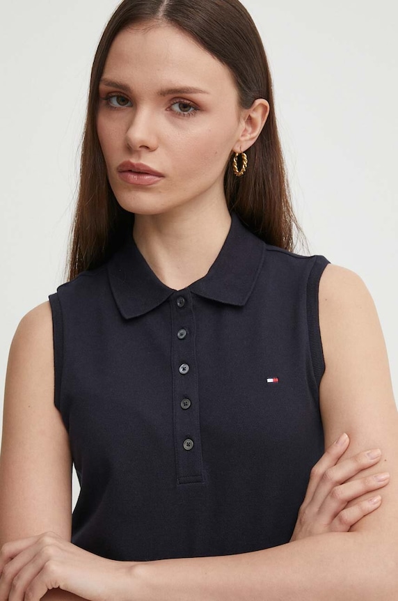 Top Tommy Hilfiger WW0WW41794 σκούρο μπλε SS24
