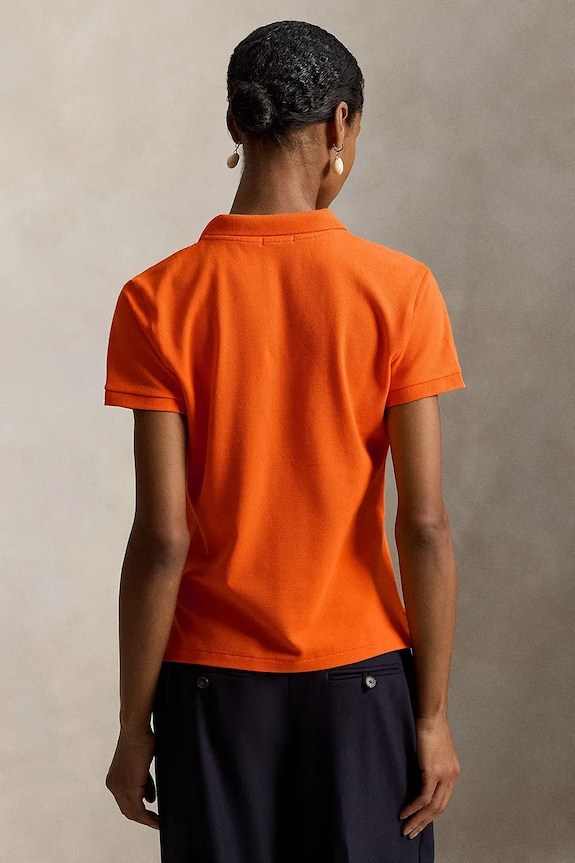 Polo majica Polo Ralph Lauren 211939272 narančasta SS26