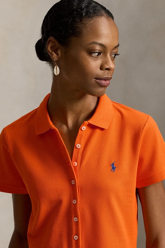 Polo majica Polo Ralph Lauren narančasta 211939272