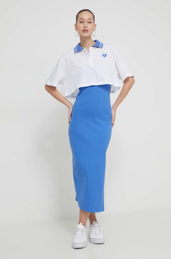 Kaotiko polo de bumbac AO020.01.M002 alb SS24