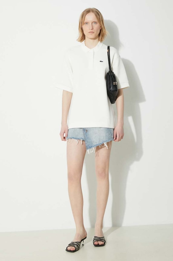 Lacoste polo shirt PF1660 white SS24