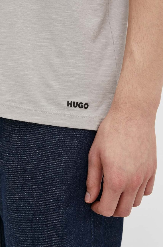 Polo majica HUGO 50496003 bež