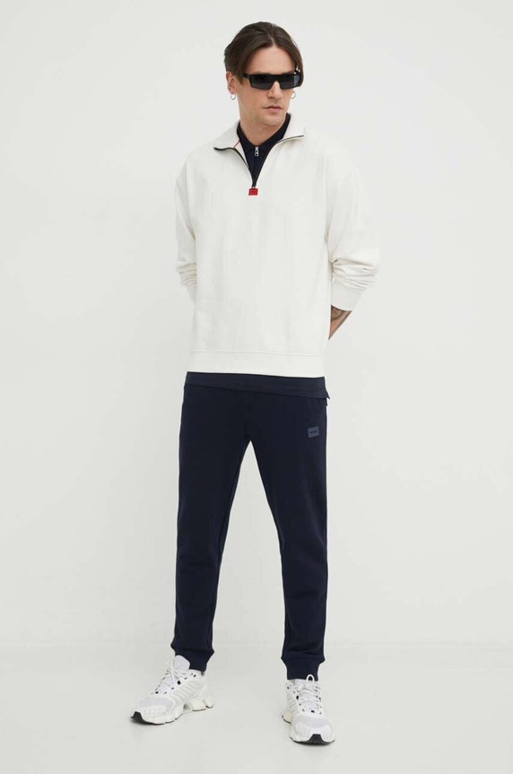 Polo majica HUGO 50496003 mornarsko plava AW24