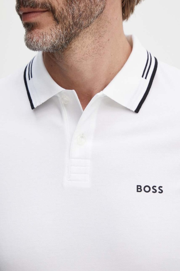 Polo majica BOSS Green Paul bež 50506193
