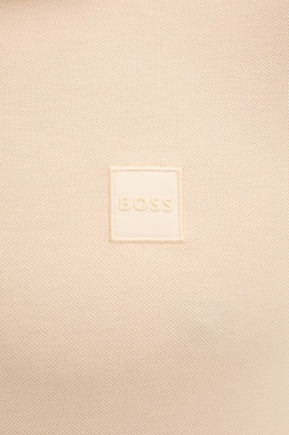 BOSS Orange πόλο ανδρικό βαμβάκι με ελαστάν Passenger 50507803 πορτοκαλί