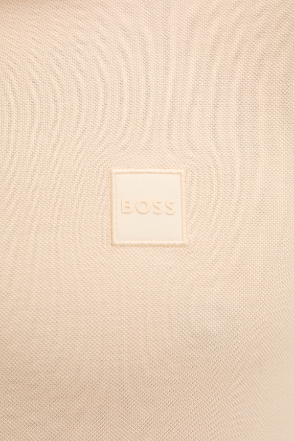BOSS Orange polo tričko pánske bavlnené s elastanom Passenger 50507803 oranžová