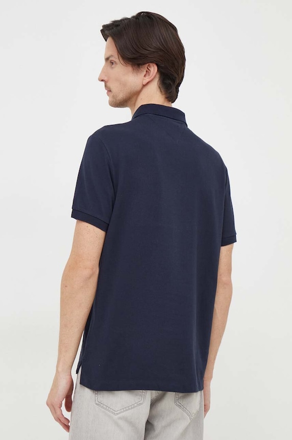 Oblečení Bavlněné polo tričko Tommy Hilfiger MW0MW33582 námořnická modř