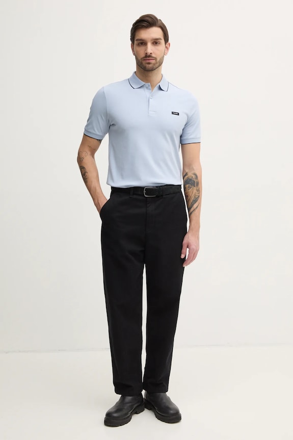 Polo tričko Calvin Klein K10K112751 modrá SS25
