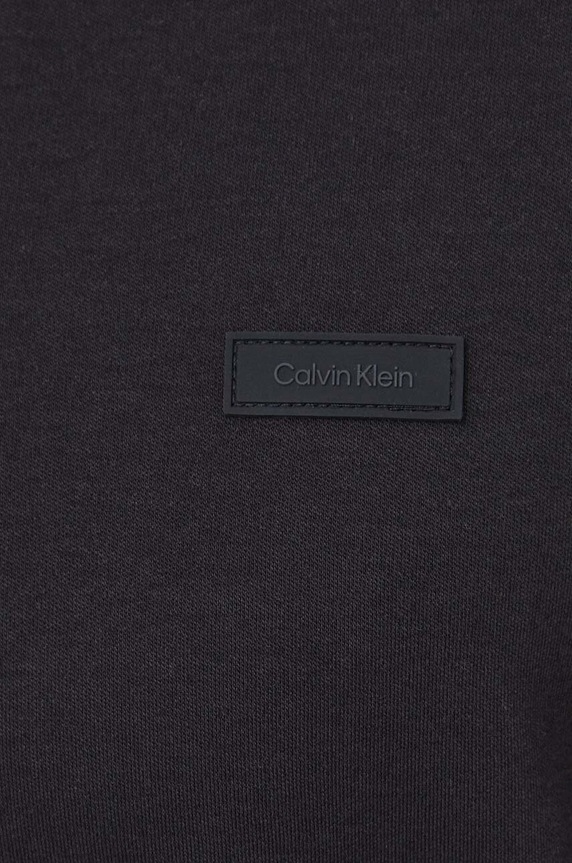 Βαμβακερό μπλουζάκι πόλο Calvin Klein K10K112754 μαύρο