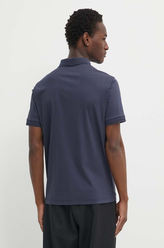 Odzież Tiger Of Sweden polo bawełniane Riose T68882038 granatowy