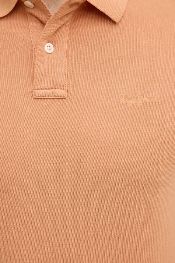 Bavlnené polo tričko Pepe Jeans PM542099 oranžová