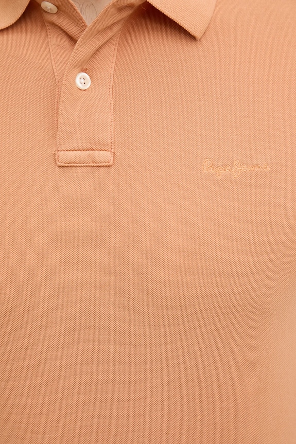 Bavlnené polo tričko Pepe Jeans PM542099 oranžová
