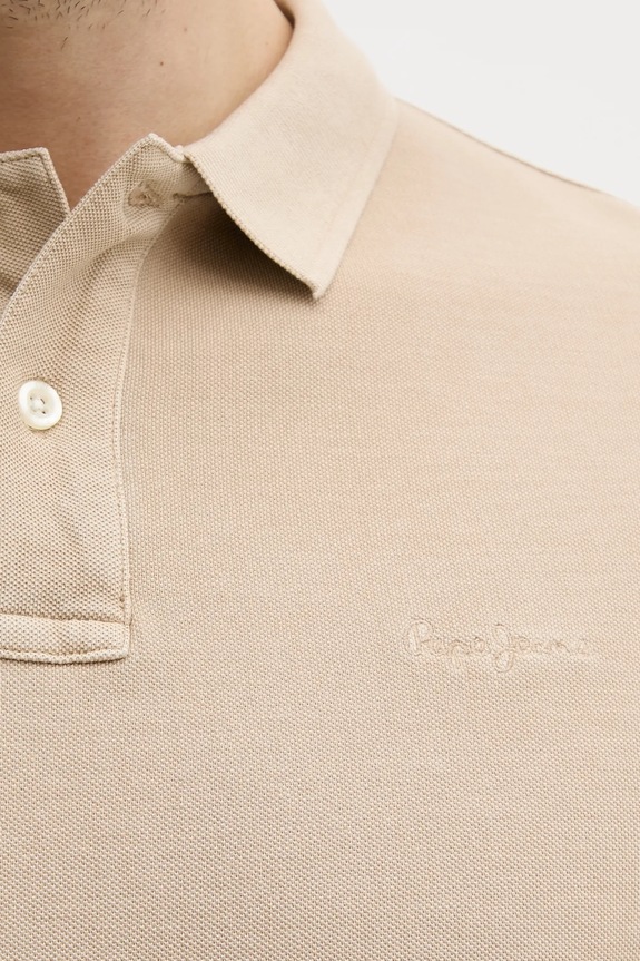 Pepe Jeans polo de bumbac PM542099 bej