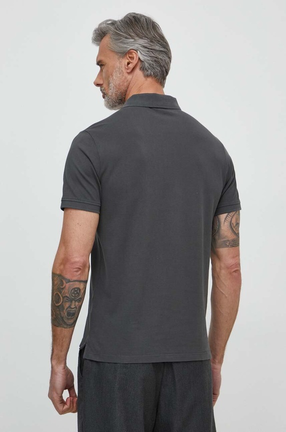 Oblečení Bavlněné polo tričko Pepe Jeans NEW OLIVER GD PM542099 šedá