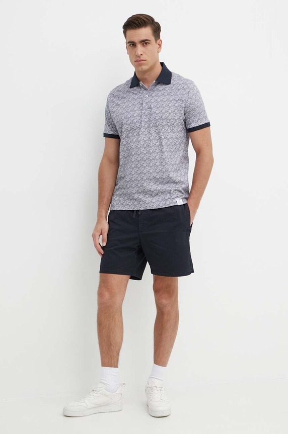 Bavlnené polo tričko Pepe Jeans HAYLEY PM542151 tmavomodrá SS24