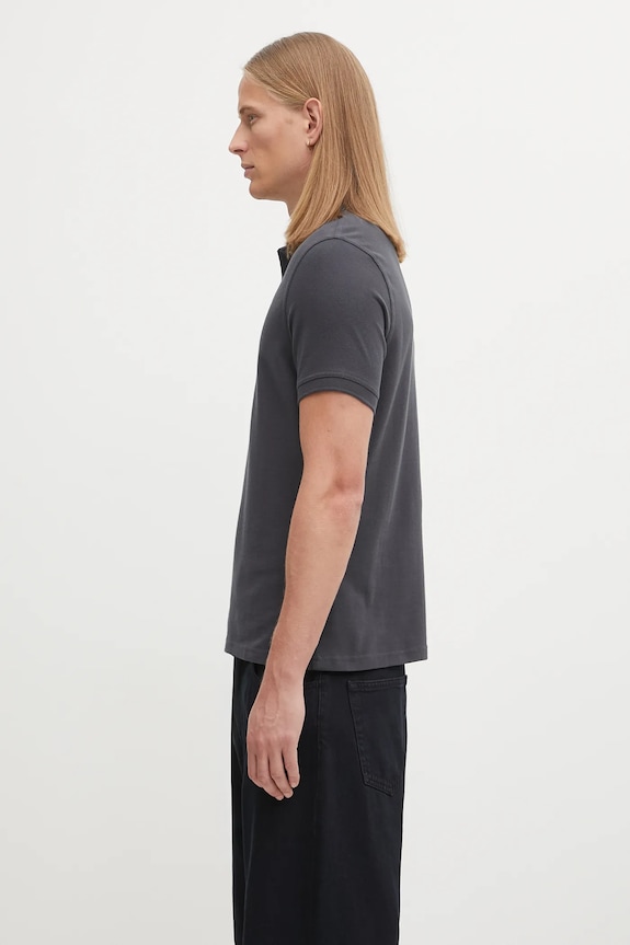 Bavlnené polo tričko Barbour MML0358 tmavomodrá SS26