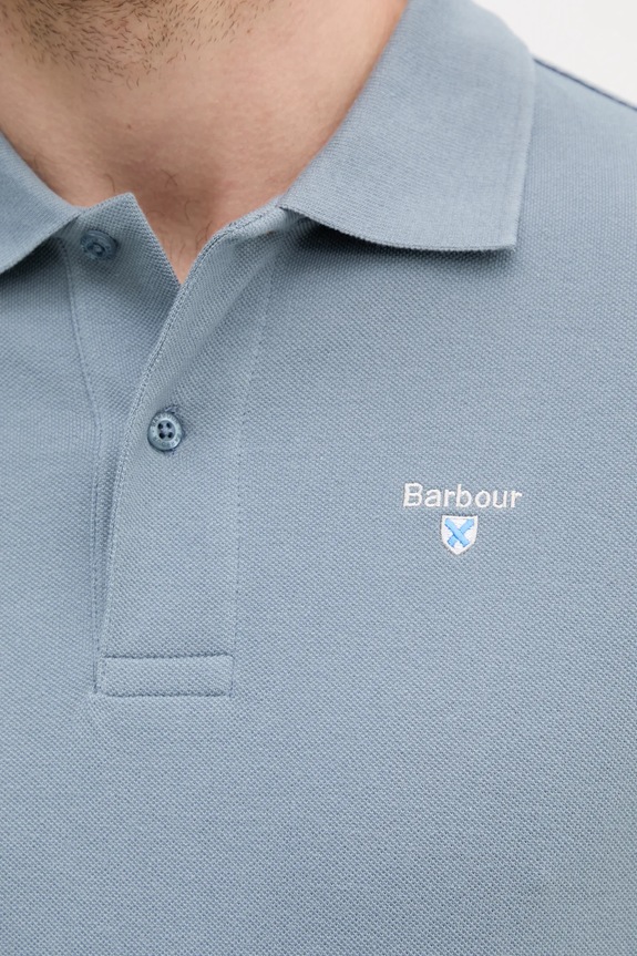 Barbour polo de bumbac gri MML0358