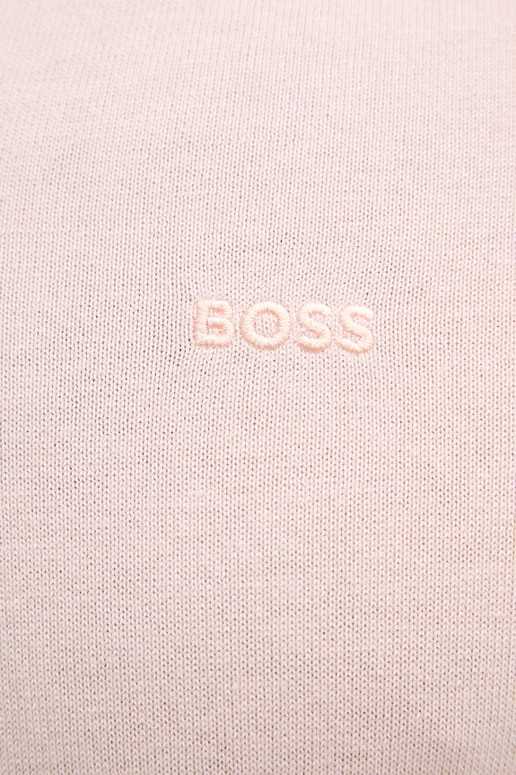 BOSS Orange póló férfi pamuttal 50514223 rózsaszín
