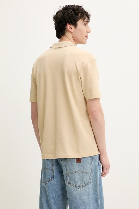 Odjeća Pamučna polo majica HUGO 50493206 bež