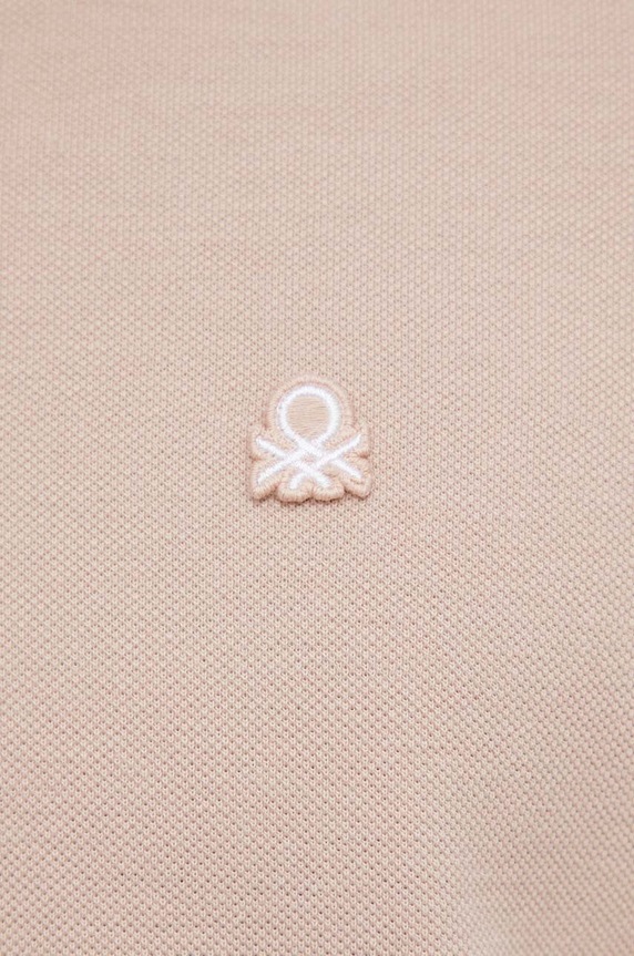 United Colors of Benetton polo bawełniane 3089J3179 różowy