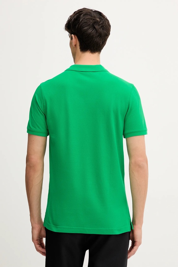 Îmbrăcăminte United Colors of Benetton polo de bumbac 3089J3179 verde