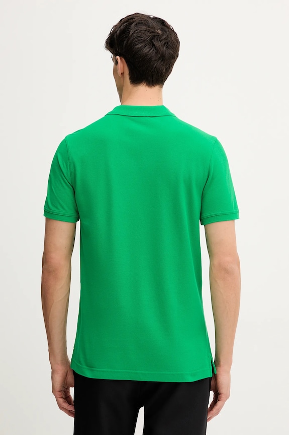 Îmbrăcăminte United Colors of Benetton polo de bumbac 3089J3179 verde