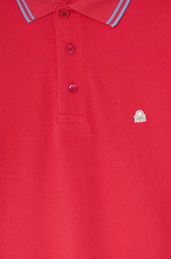 Oblečení Bavlněné polo tričko United Colors of Benetton 3089U301S růžová