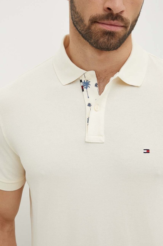 Tommy Hilfiger polo beżowy MW0MW34738