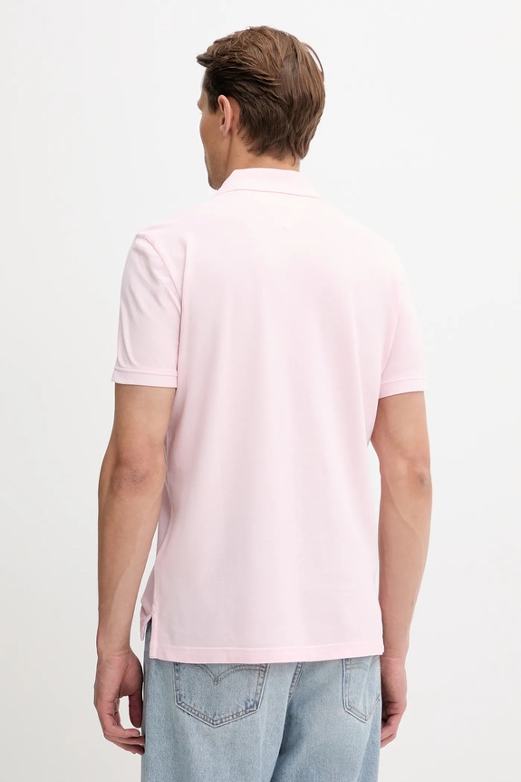 Tommy Hilfiger polo in cotone MW0MW34757 rosa AW25