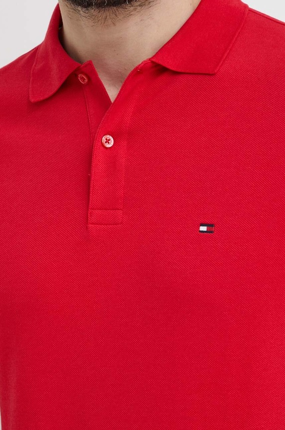 Πόλο Tommy Hilfiger κόκκινο MW0MW34780