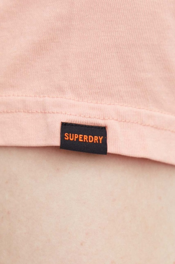 Superdry polo bawełniane M1110323A.MUI różowy