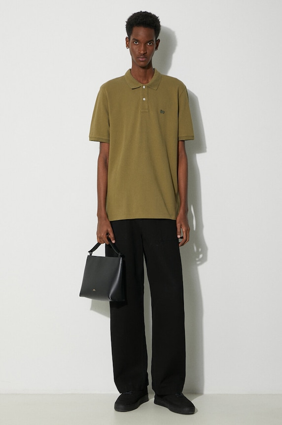 Woolrich cotton polo shirt Classic American Polo CFWOPO0062MRUT2555 green SS24